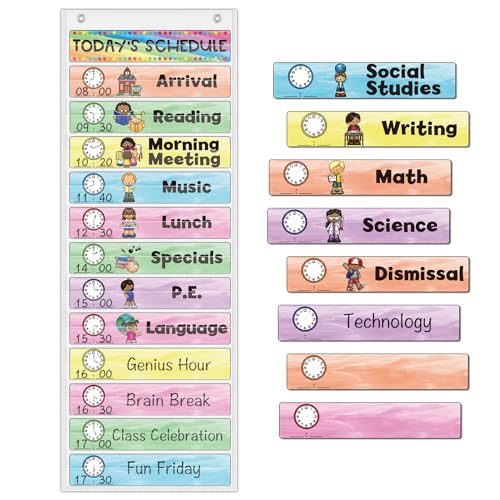 Daily Schedule Pocket Chart for Toddlers