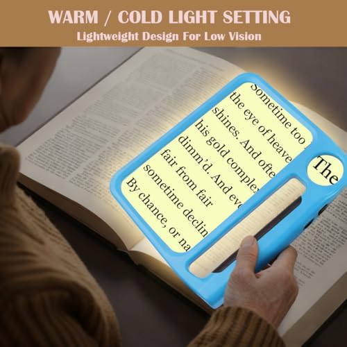 5X 10X Full Page Magnifying Glass for Reading