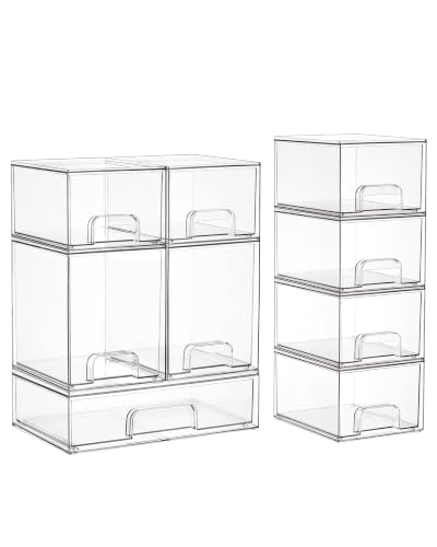 Stackable Storage Drawers Set