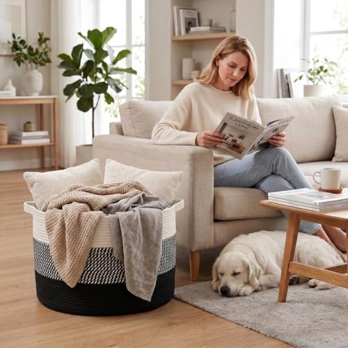Large Storage Basket with Handle