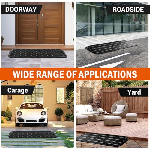 Rubber Wheelchair Threshold Ramp