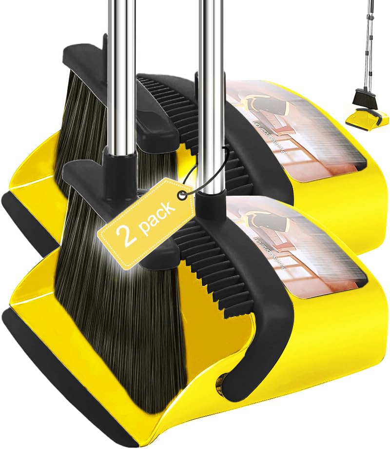 Brooms with Dustpan Combo Set