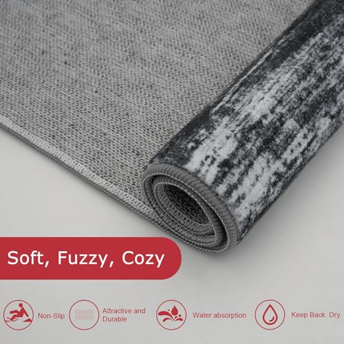 Washable Non Slip Runner Rug for hallways Kitchen