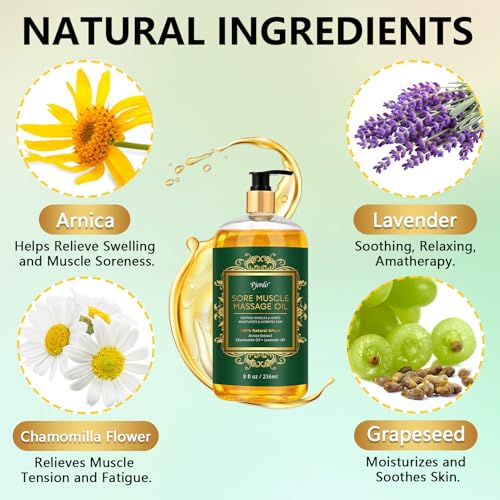 Sore Muscle Massage Oil