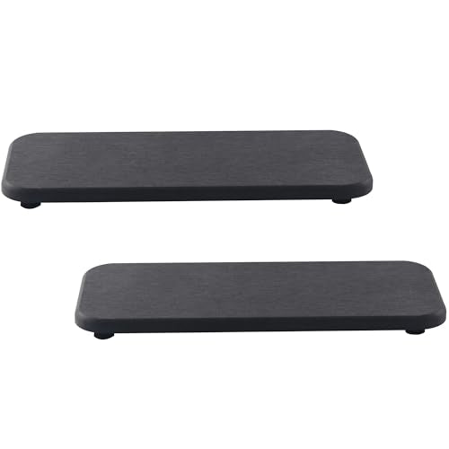 2Pcs Stone Soap Trays Water Absorbing Diatomite Coaster