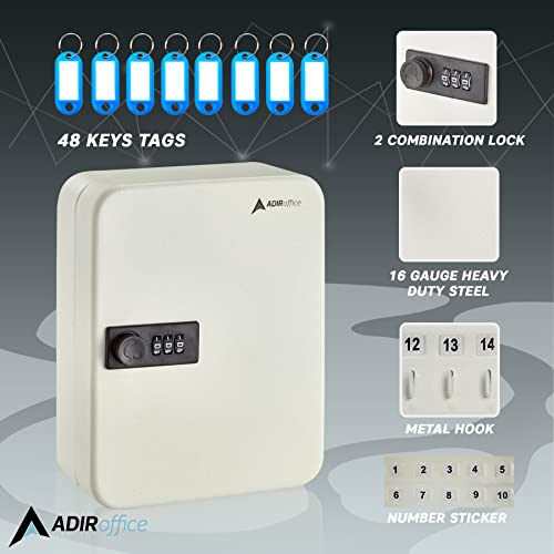 Secured 40 Key Cabinet with Combination Lock