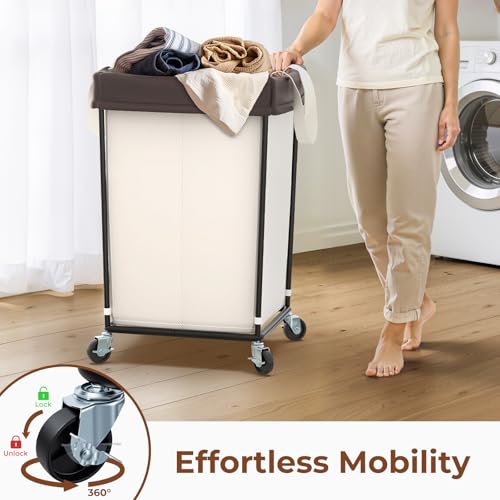Laundry Hamper with Wheels