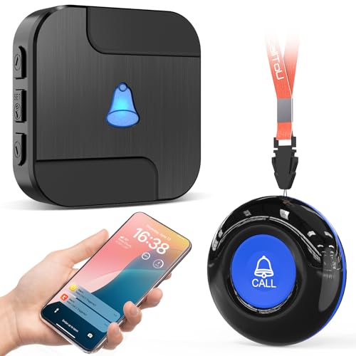 Wi Fi Wireless Caregiver Pager Call Button for Elderly at Home