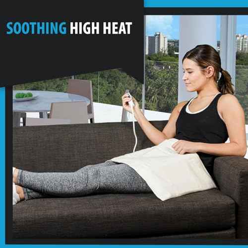 Professional Grade Heating pad with Automatic Moist Heat by Thermotech
