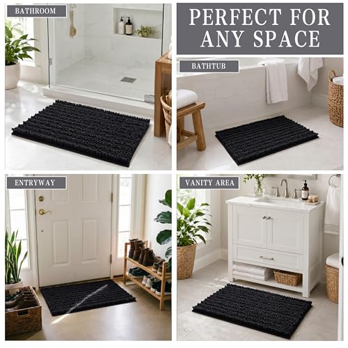 Luxury Bathroom Rug Mat Extra Soft & Absorbent Microfiber Bath Rugs