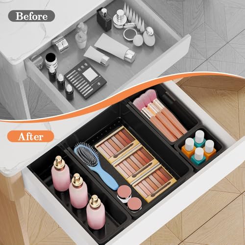 25 PCS Plastic Drawer Organizer