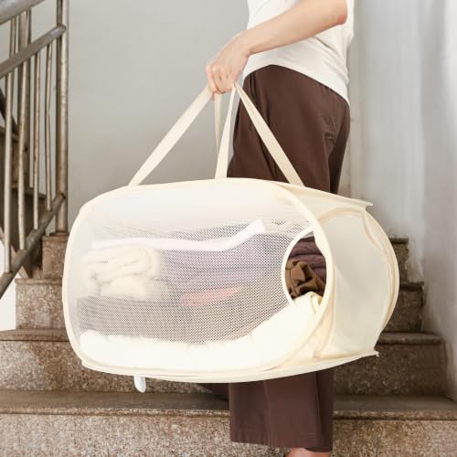 4 Pcs Mesh Popup Laundry Hamper