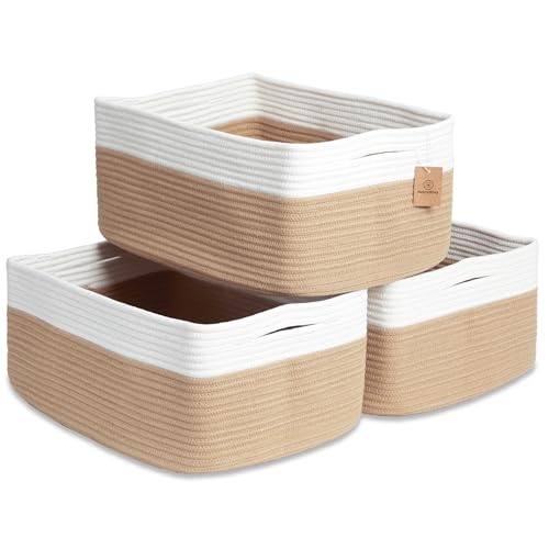 Storage Baskets 16.8" x 13" x 7.6" Bins 3