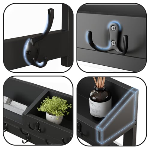 Wall Hooks with Shelf