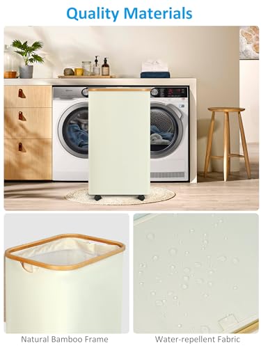 Laundry Basket with Wheels