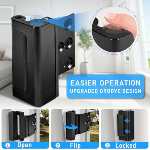 1Pack Door Reinforcement Lock Home Security