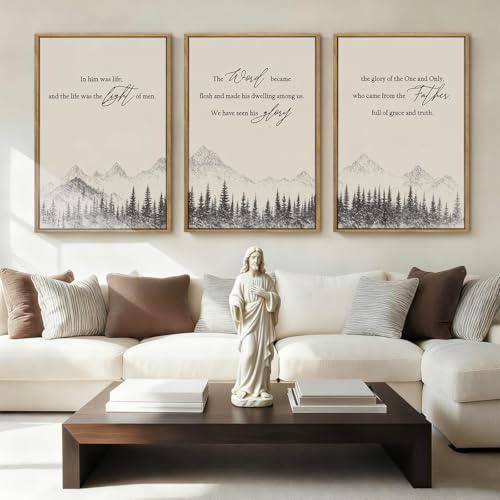 Framed Canvas Prints Wall Art Set