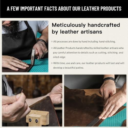 Full Grain Leather Playing Card Case for 2 Decks
