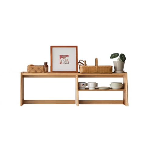 100% Solid Beech Kitchen Counter Hutch Shelf
