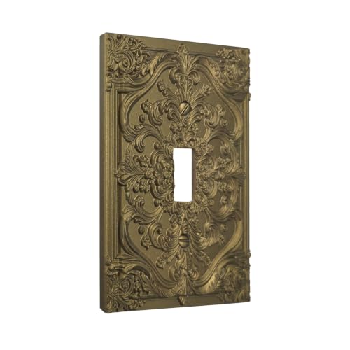 Victorian Floral Single Toggle Switch Cover Plate
