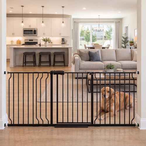 Extra Wide Auto Closing Baby Safety Gate for Stairs & Doorways