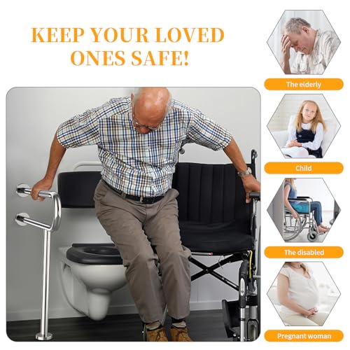 Handicap Grab Bars Rails Toilet Handrails Bathroom Safety Bar Hand