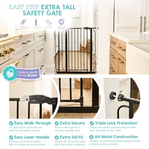 Easy Step Extra Wide Walk Through Baby Gate