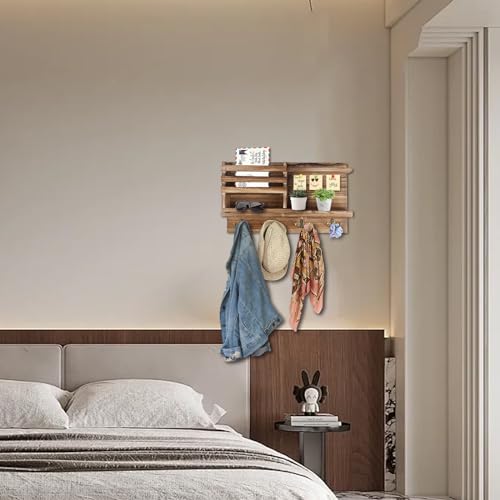 Solid Wood Key Holder Wall Mount