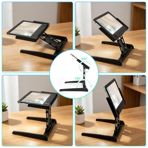 6X Large Magnifying Glass for Reading Full Page Magnifier for Reading