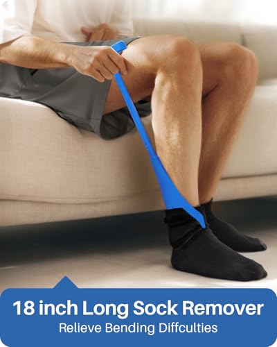 Sock Aid Kit Flexible Sock Aid Device with Long Rope