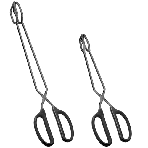 Extra Long Scissor Tongs Stainless Steel Grilling Tongs