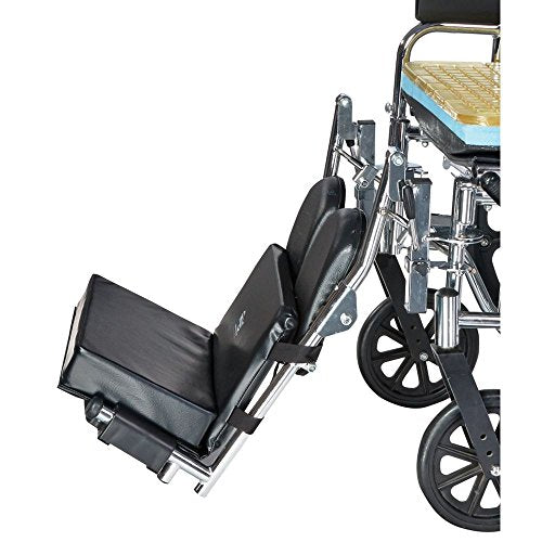 Two Piece Footrest Extender with Foot Pad
