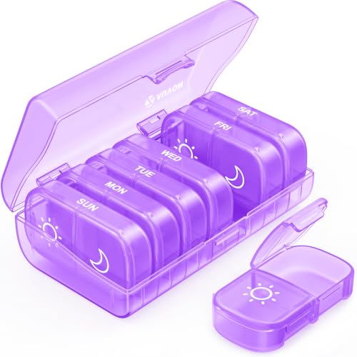 XL Weekly Pill Organizer 2 Times a Day