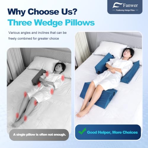 Positioning Wedge Pillow for Side Sleeping