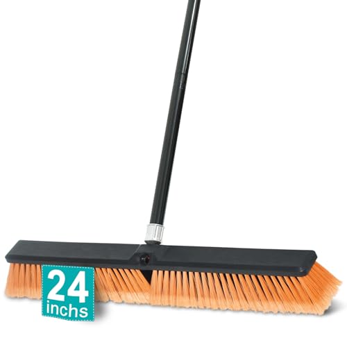 24 Inchs Push Broom Outdoor Heavy Duty
