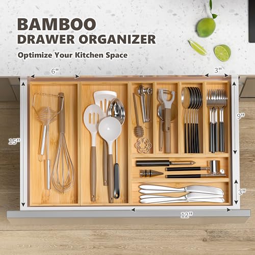 Kitchen Drawer Organizer Bins