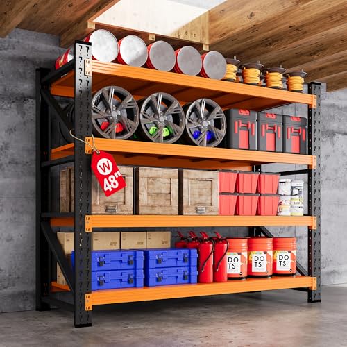 Heavy Duty Metal Garage Shelving Units Adjustable Storage Shelf