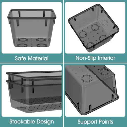25 PCS Plastic Drawer Organizer Set