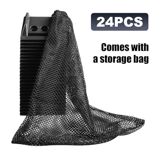 24 Pack 4" Flatbed Edge Protectors with Carrying Case