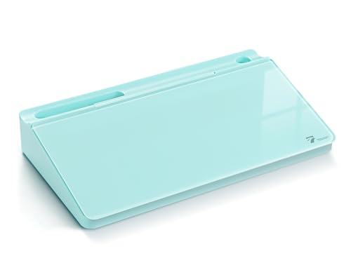 Glass Desk Whiteboard with Storage