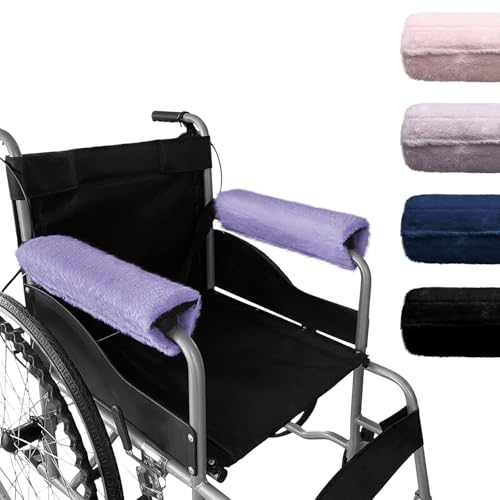 Wheelchair Armrest Pads Covers Fuzzy Desk Chair Arm Pads Soft