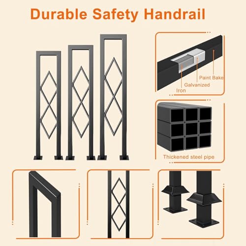 U Shaped Stair Handrail