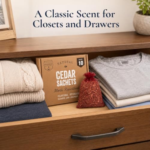 Cedar Sachets & Lavender Sachets for Drawers and Closets