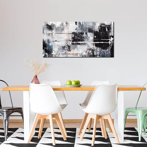 Abstract Canvas Wall Art for Living Room with Framed