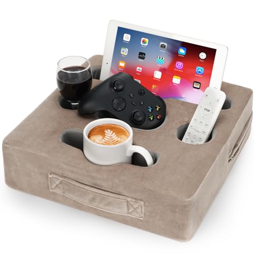 Couch Cup Holder Pillow Tray
