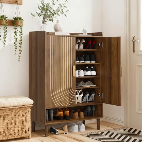 Shoe Cabinet with 2 Flip Drawers