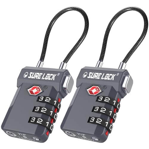 3 Digit TSA Approved Luggage Locks