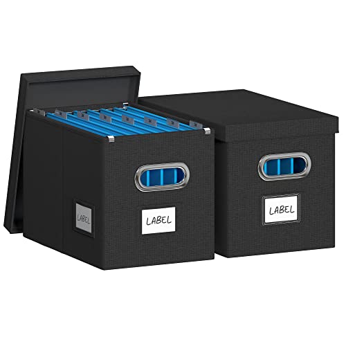 Hanging File Box with Lid