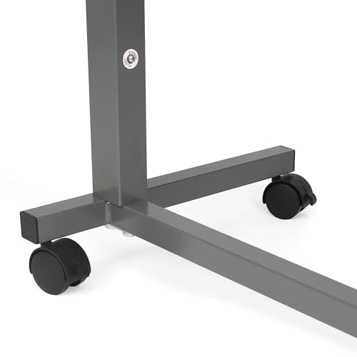 Medical Adjustable Overbed Table with Wheels