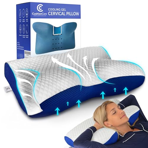 Cervical Memory Foam Pillow for Neck and Shoulder Pain Relief